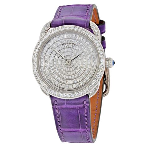 hermes watches with diamonds